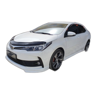 Toyota Corolla (2012-2018) Custom Yan Marşpiyel Seti (Plastik)